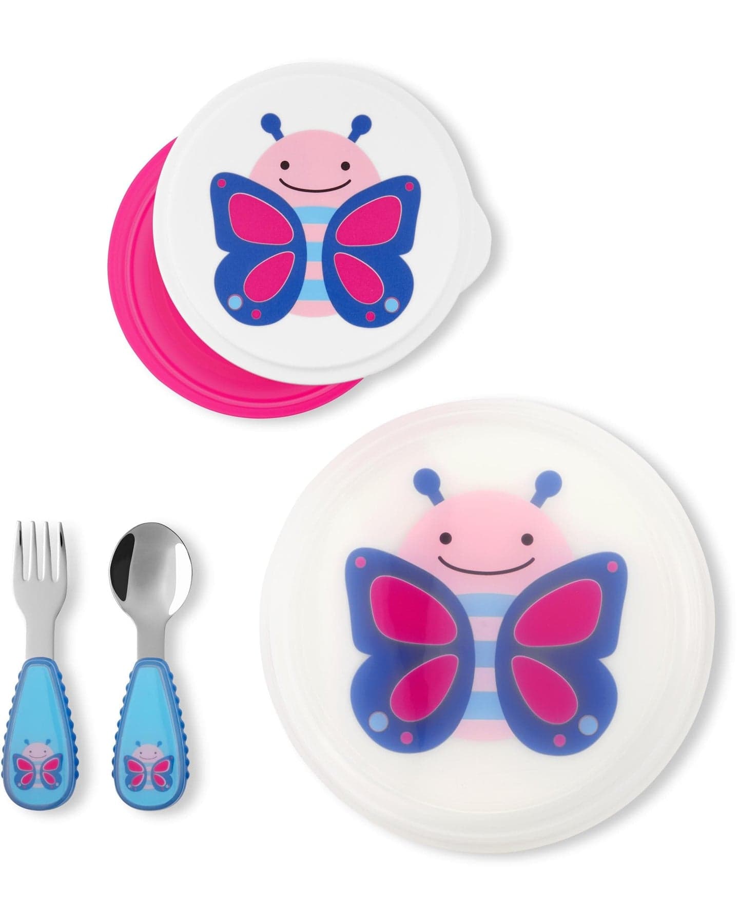 9N582210 Skip Hop ZOO Table Ready Mealtime Set - Butterfly
