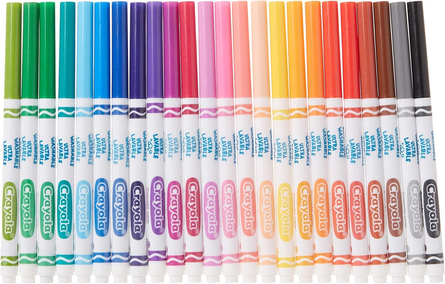 58-6571 24 WASHABLE MARKERS FINELINE
