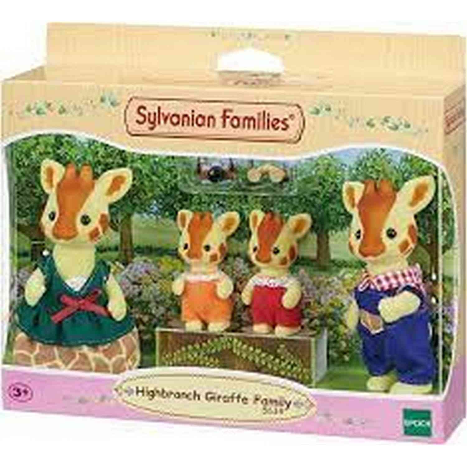 EC5639 SYLVANIAN HIGHBRANCH GIRAFFE FAMILY D8