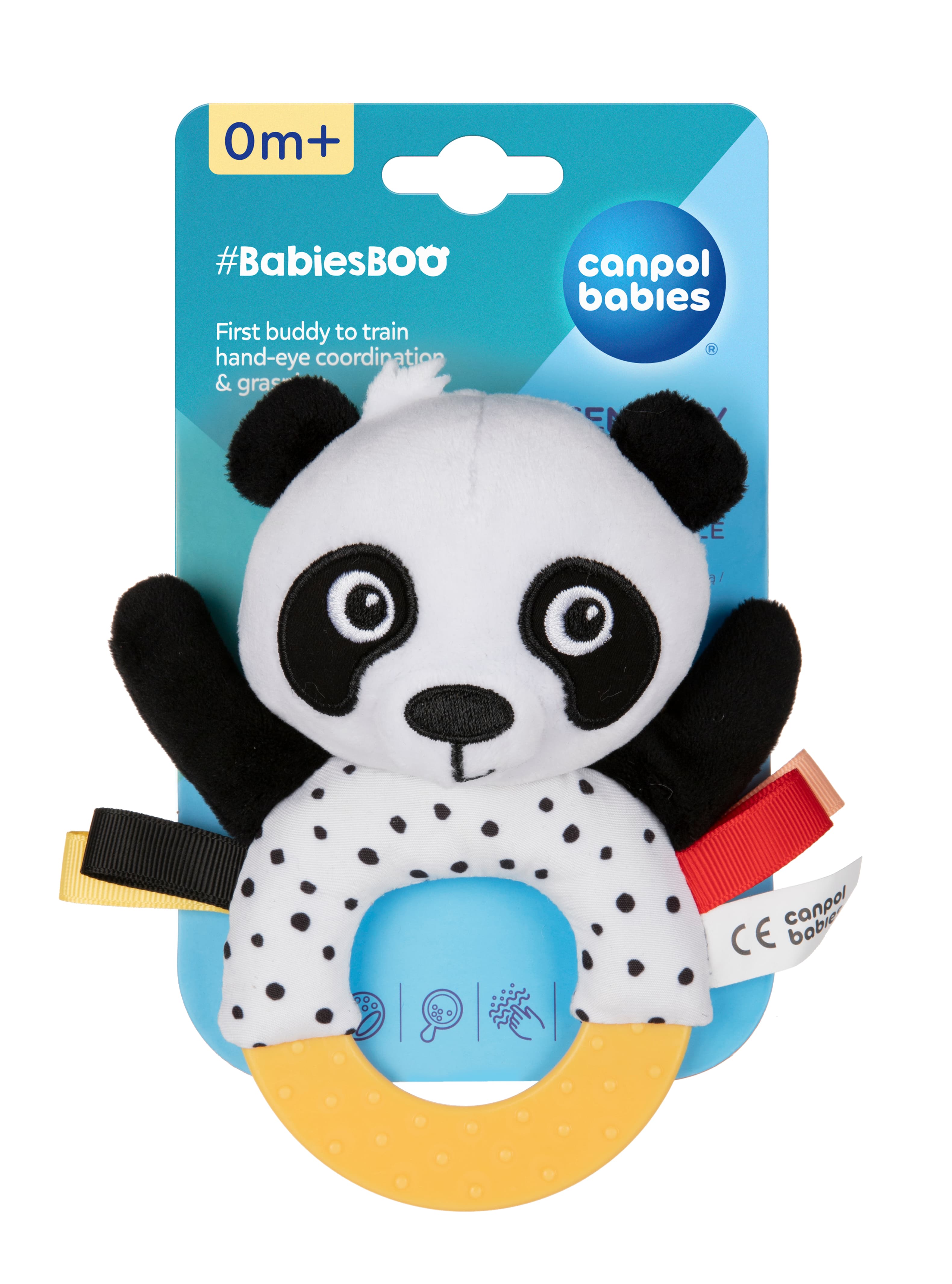 68/086 Canpol babies sensory toy with teether and rattle BabiesBoo