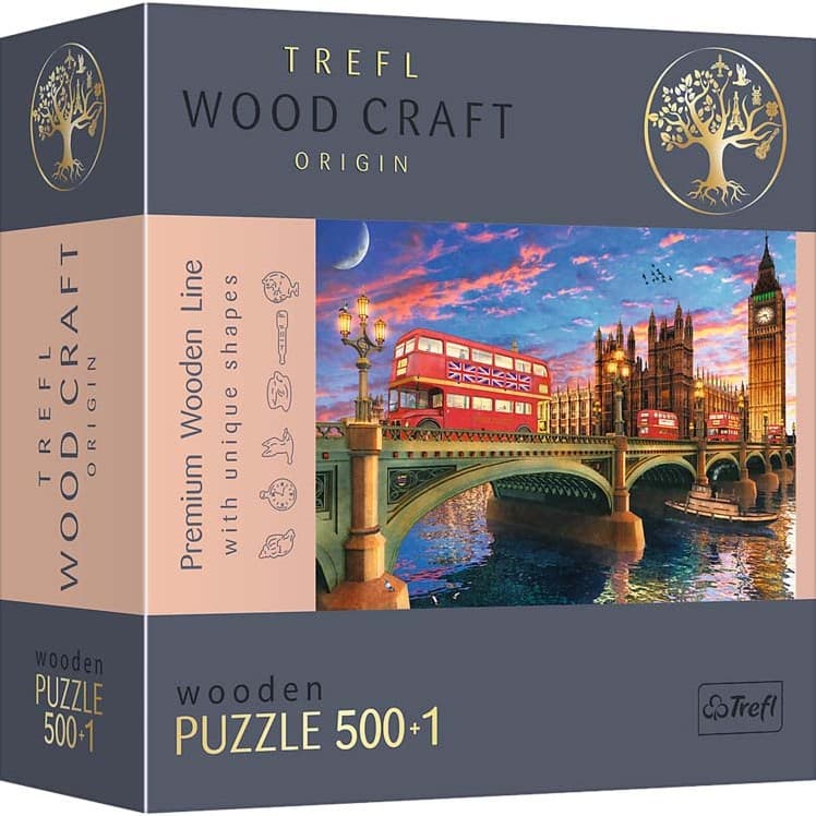 20155 Puzzles - "500+1 Wooden Puzzles" - Palace of Westminster, Big Ben, London A11