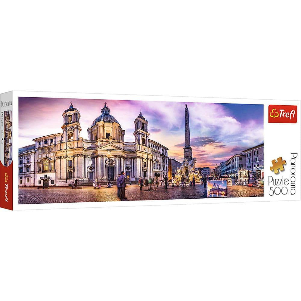 29501 Puzzles - "500 Panorama" - Piazza Navona, Rome A10