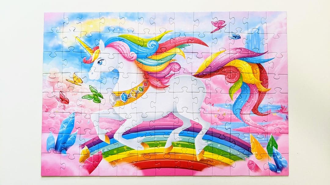16364 Puzzles - "100" - Into the crystal world of unicorns / Trefl