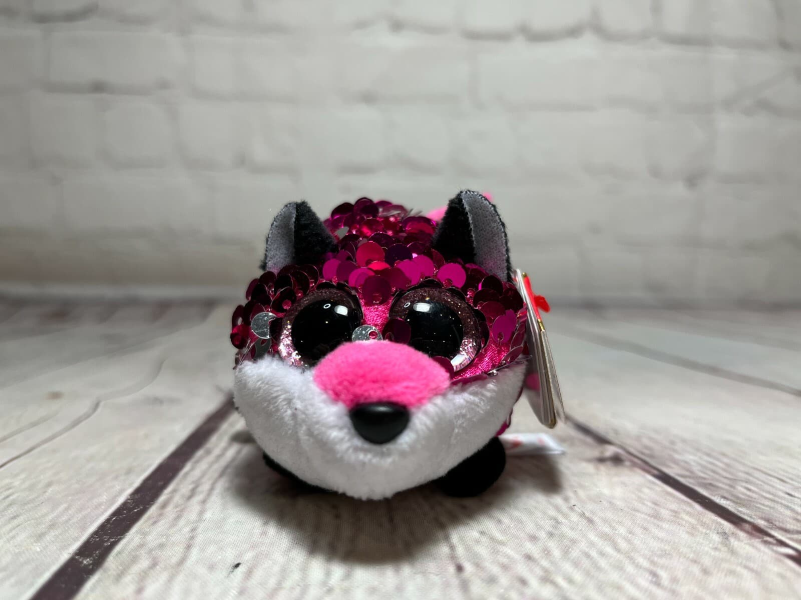 TY 42402 Teeny Tys Flippables JEWEL - sequin fox (1)