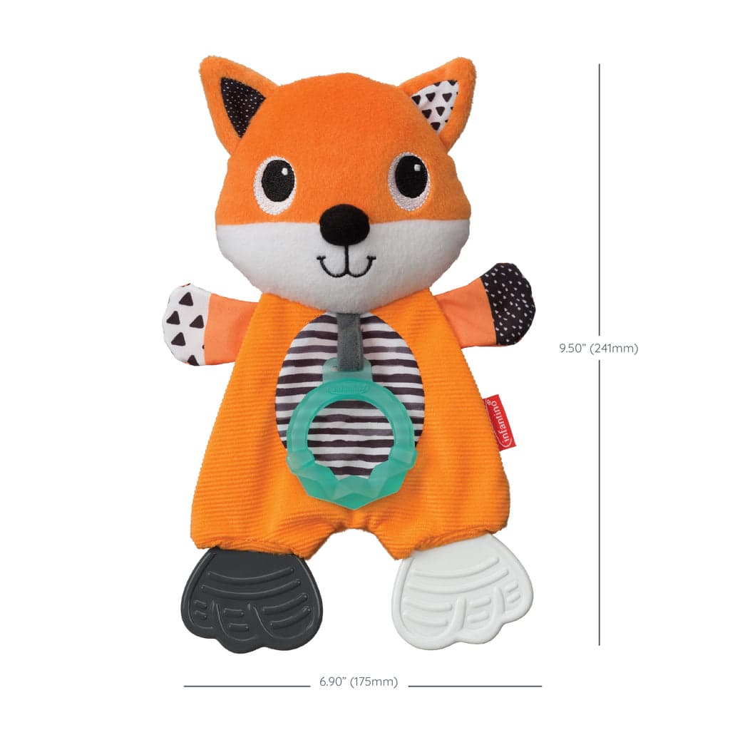 216276 Infantino Kids Teether Animal 0M+ 2 pcs