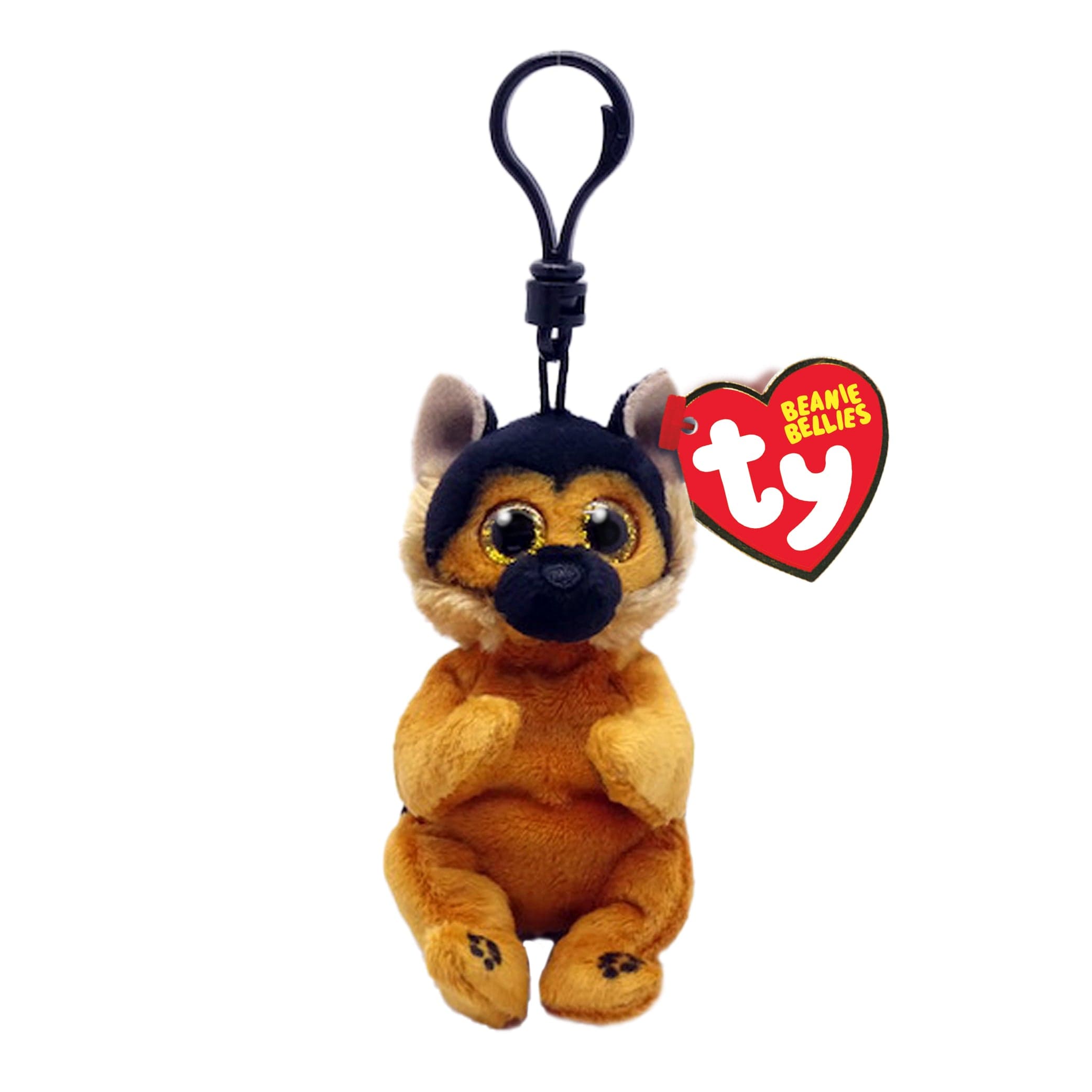 TY 43110 Ty Beanie Bellies ACE, 8,5 cm - German Shepherd - Clip (3)