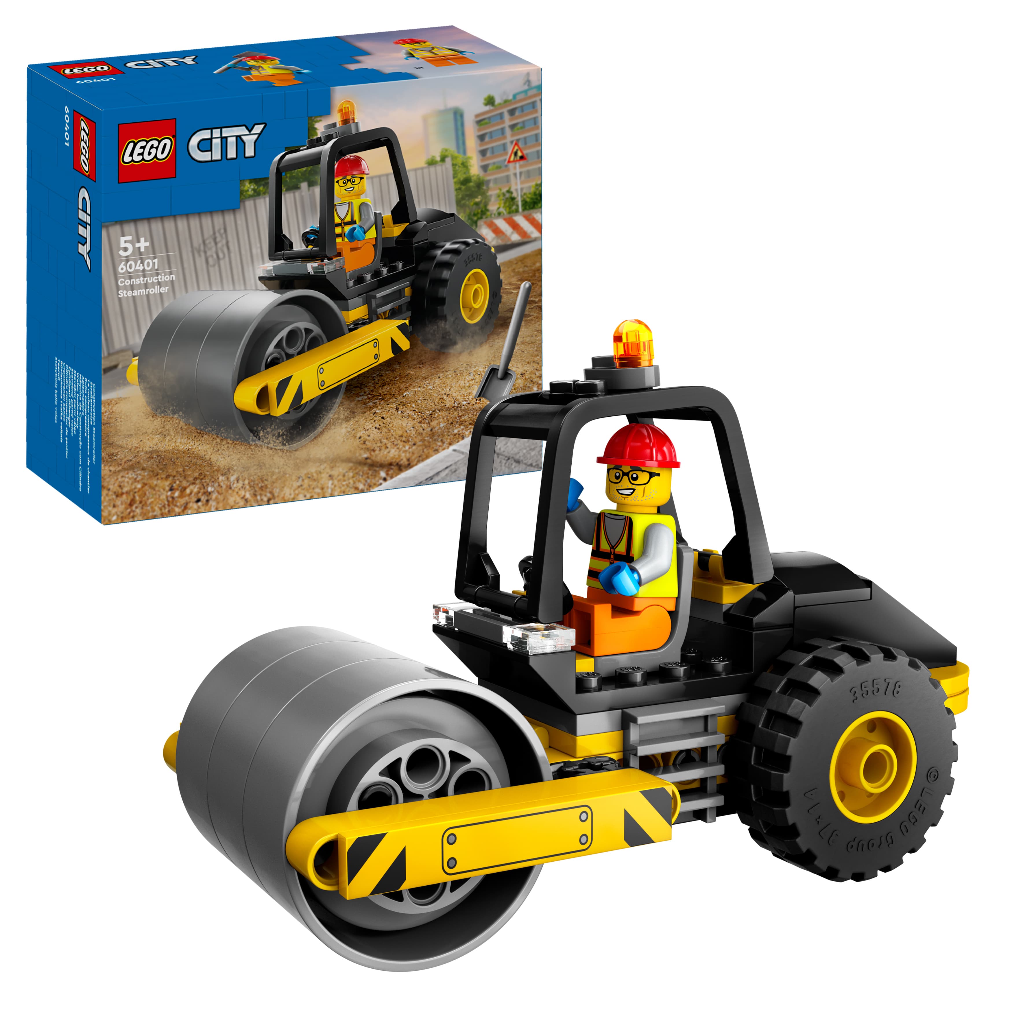 60401 Construction Steamroller V29