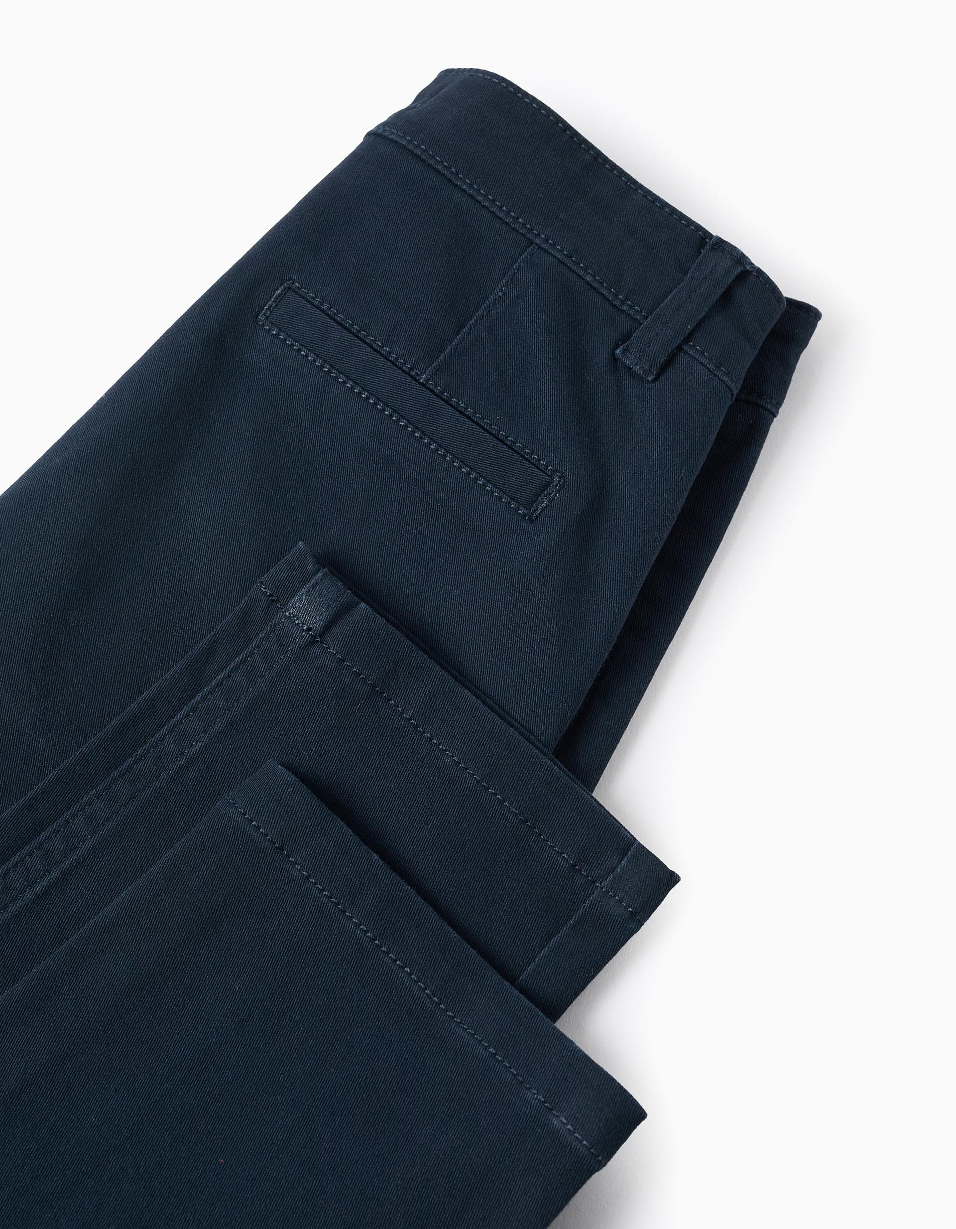31063957006008 PANTS CHINO TWILL DARK BLUE 9/12M