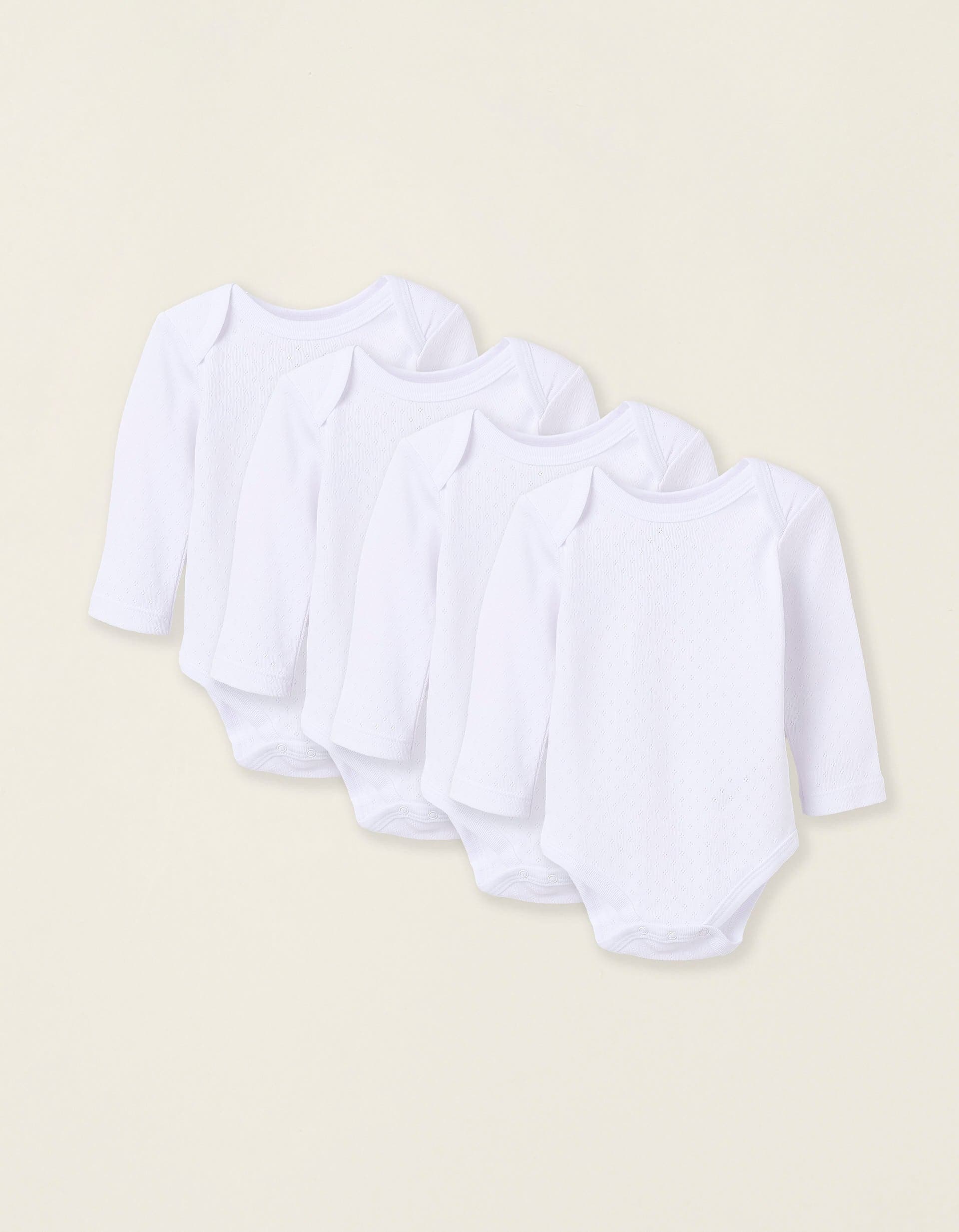 31065600041005 P4 SS BODIES, WHITE, 3/6M