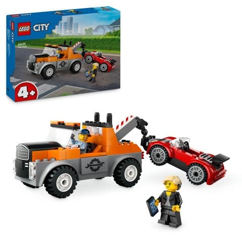 60435 Tow Truck and Sports Car Rep.. V29