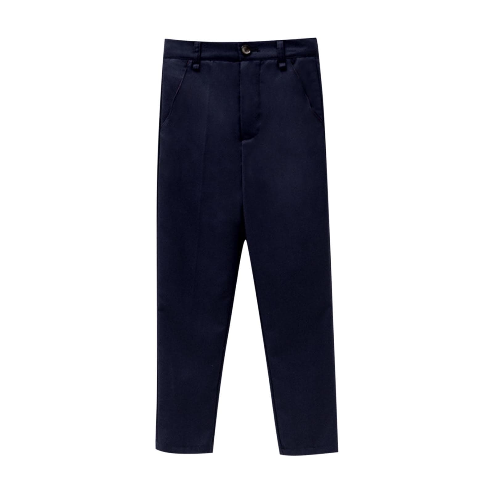 31060933006033 CHINO PANTS TWILL, DARK BLUE, 9/10 KID BOY