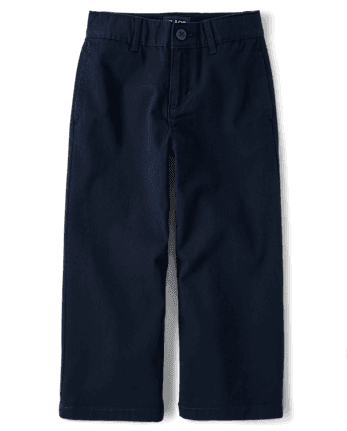 31065335006033 PANTS CHINO TWILL, DARK BLUE, 9/10 KID BOY
