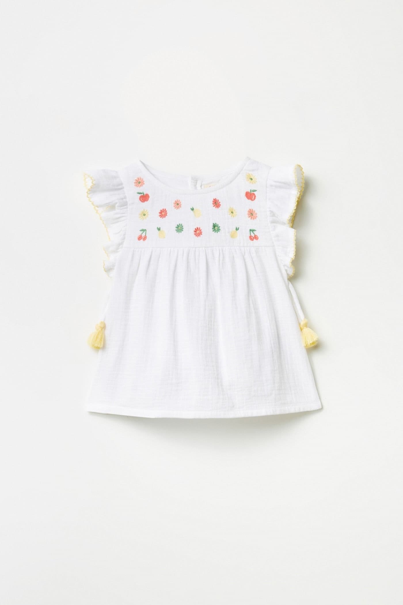 31067635041009 LS SHIRT BAMBULA, WHITE, 12/18M BABY GIRL
