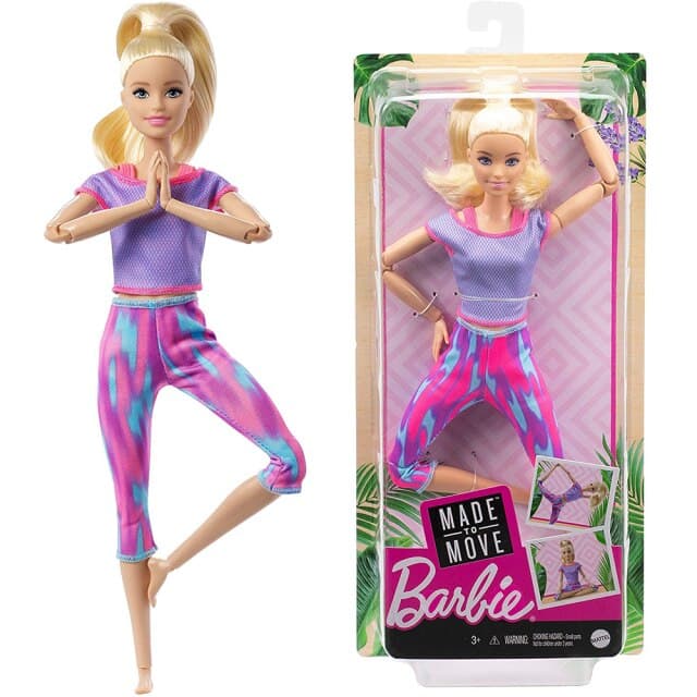 FTG80 BARBIE MADE TO MOVE DOLL ASST  J8