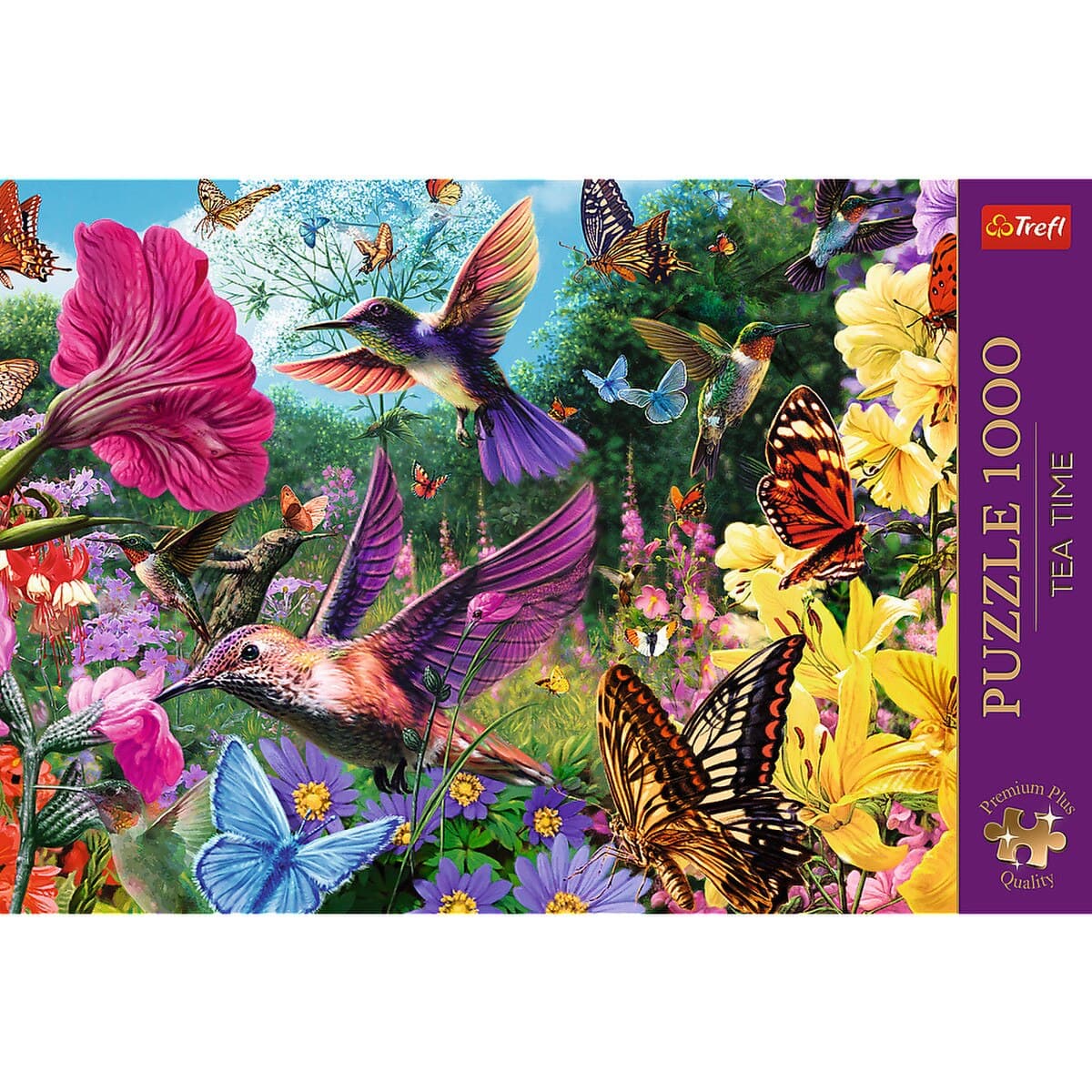 10806 Puzzles - "1000 Premium Plus" - Tea Time: Hummingbird Garden_FSC Mix 70%