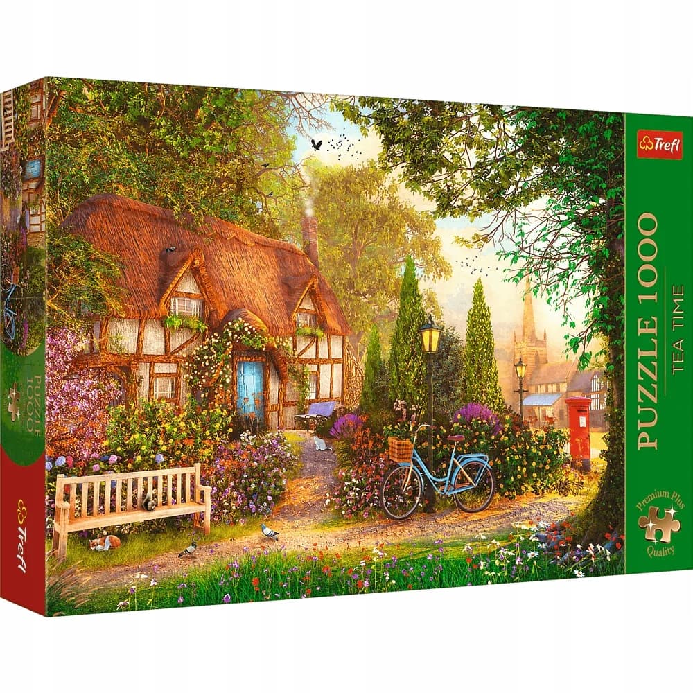 10808 Puzzles - "1000 Premium Plus" - Tea Time: Summer Village_FSC Mix 70%