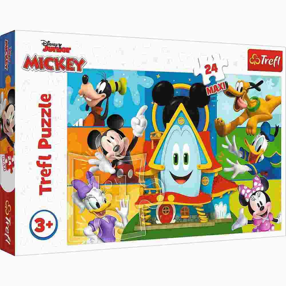 14351 Puzzles - "24 Maxi" - Mickey Mouse and friends / Disney Mickey Mouse Funhouse