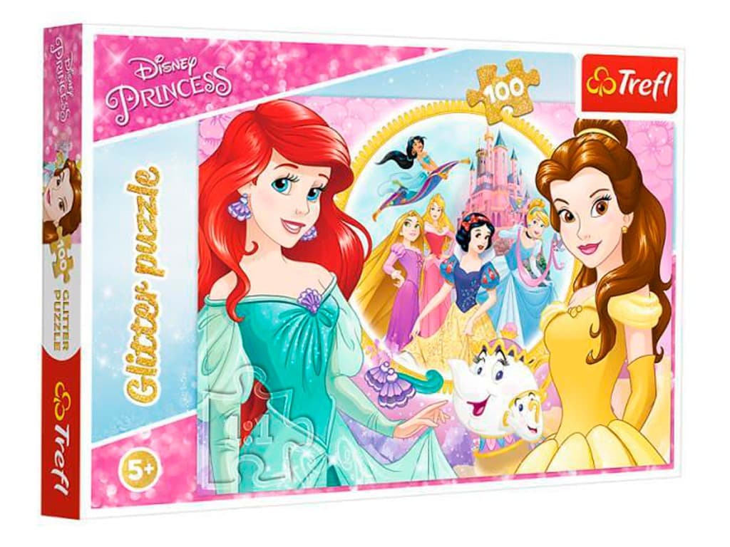 14819 Puzzles - "100 Glitter" - Memories of Bella and Ariel / Disney Princess