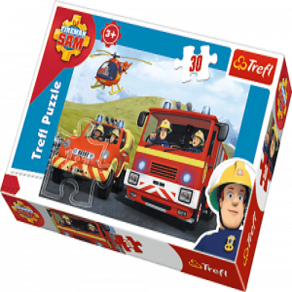 16354 Puzzles - "100" - Sam's vehicles / Prism A&D Fireman Sam
