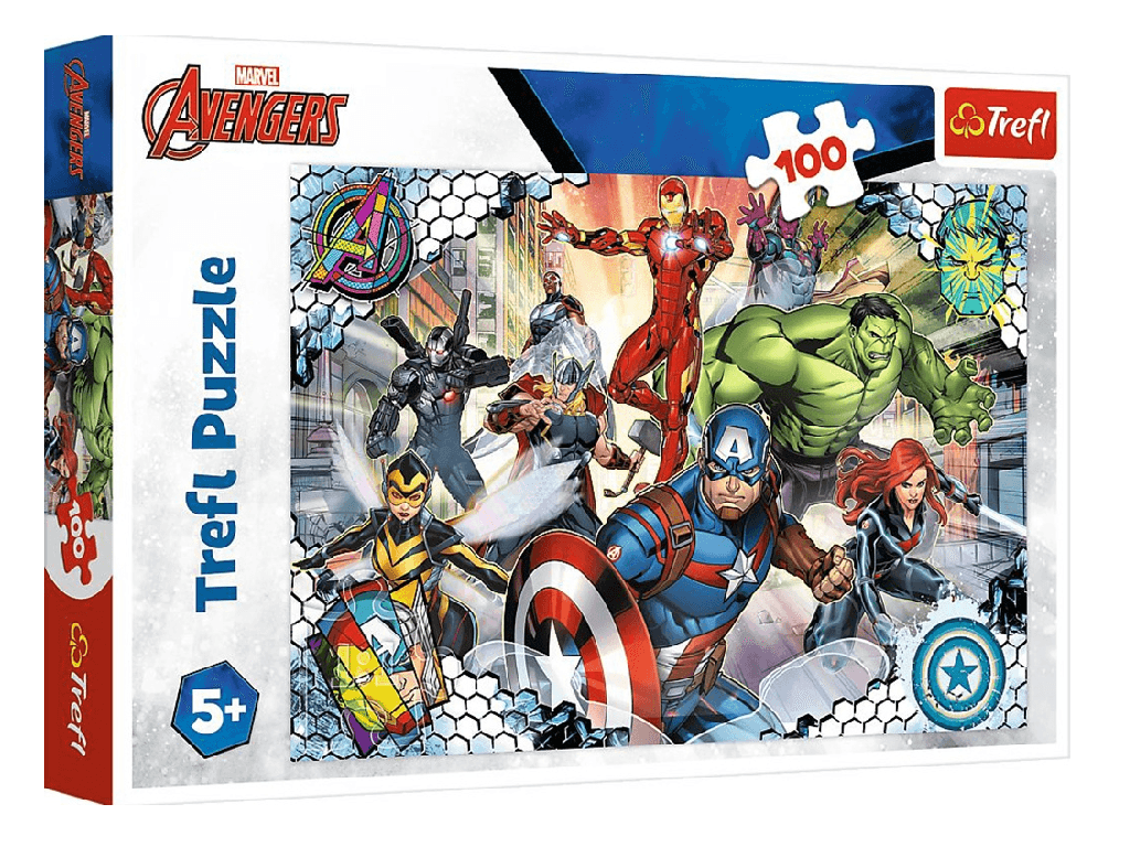 16454 Puzzles - "100" - Famous Avengers / Disney Marvel The Avengers