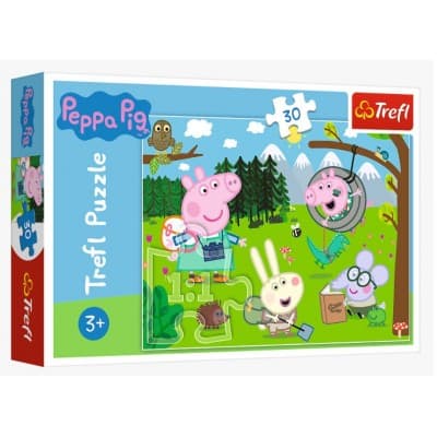 18245 Puzzles - "30" - Forest expedition / Peppa Pig