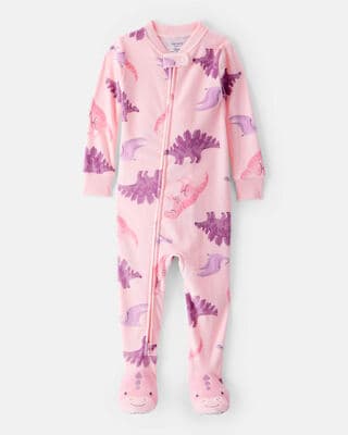 2R502410 FA24 TG 1 PC Cotton Pink Dino Prt 4T