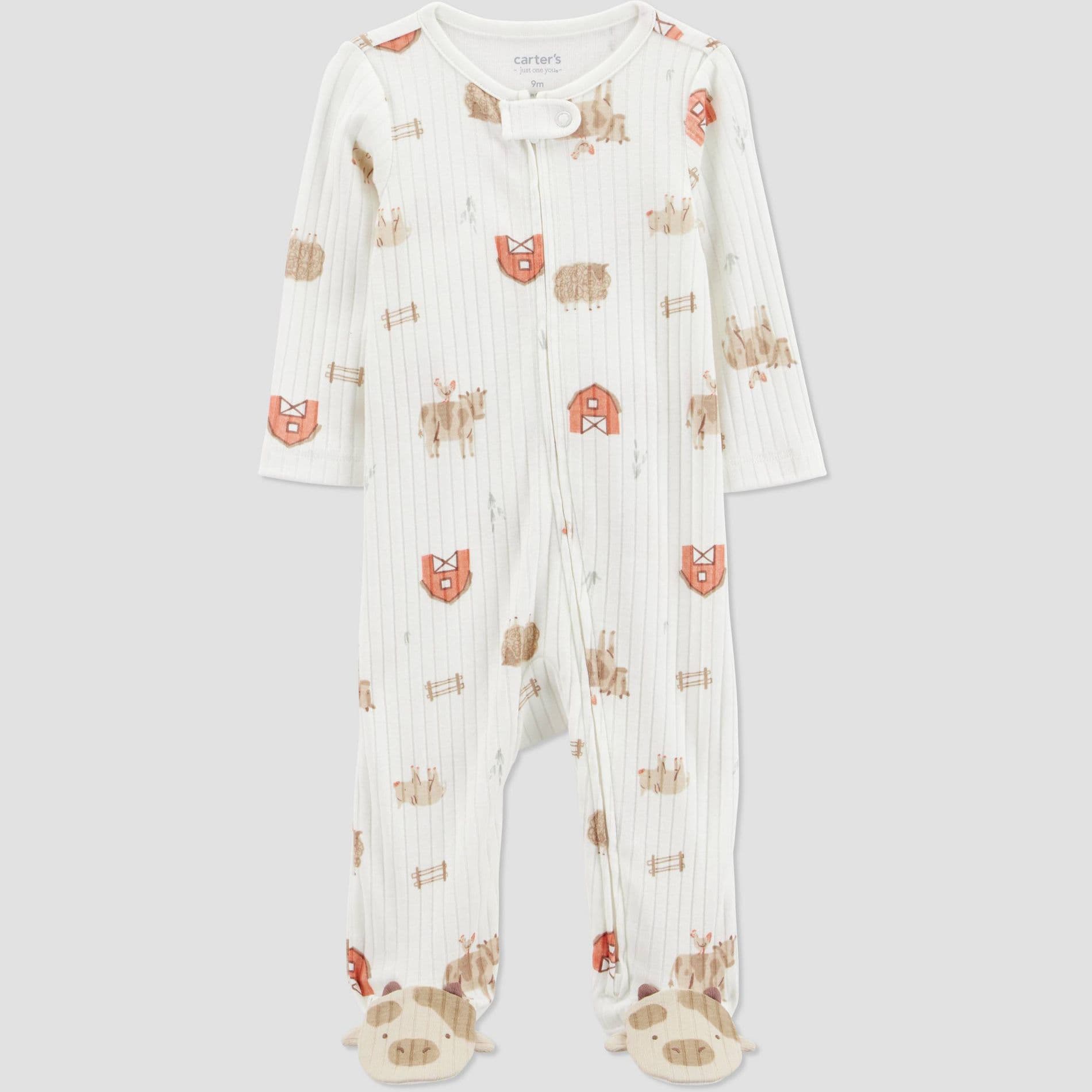 2R502310 FA24 TG 1 PC Cotton Ivory Animals Prt 4T