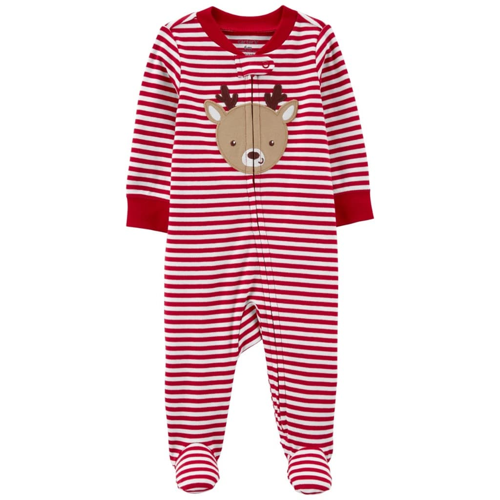 1R636710 F24 I N Textured SNP Red Stripe Reindeer NB