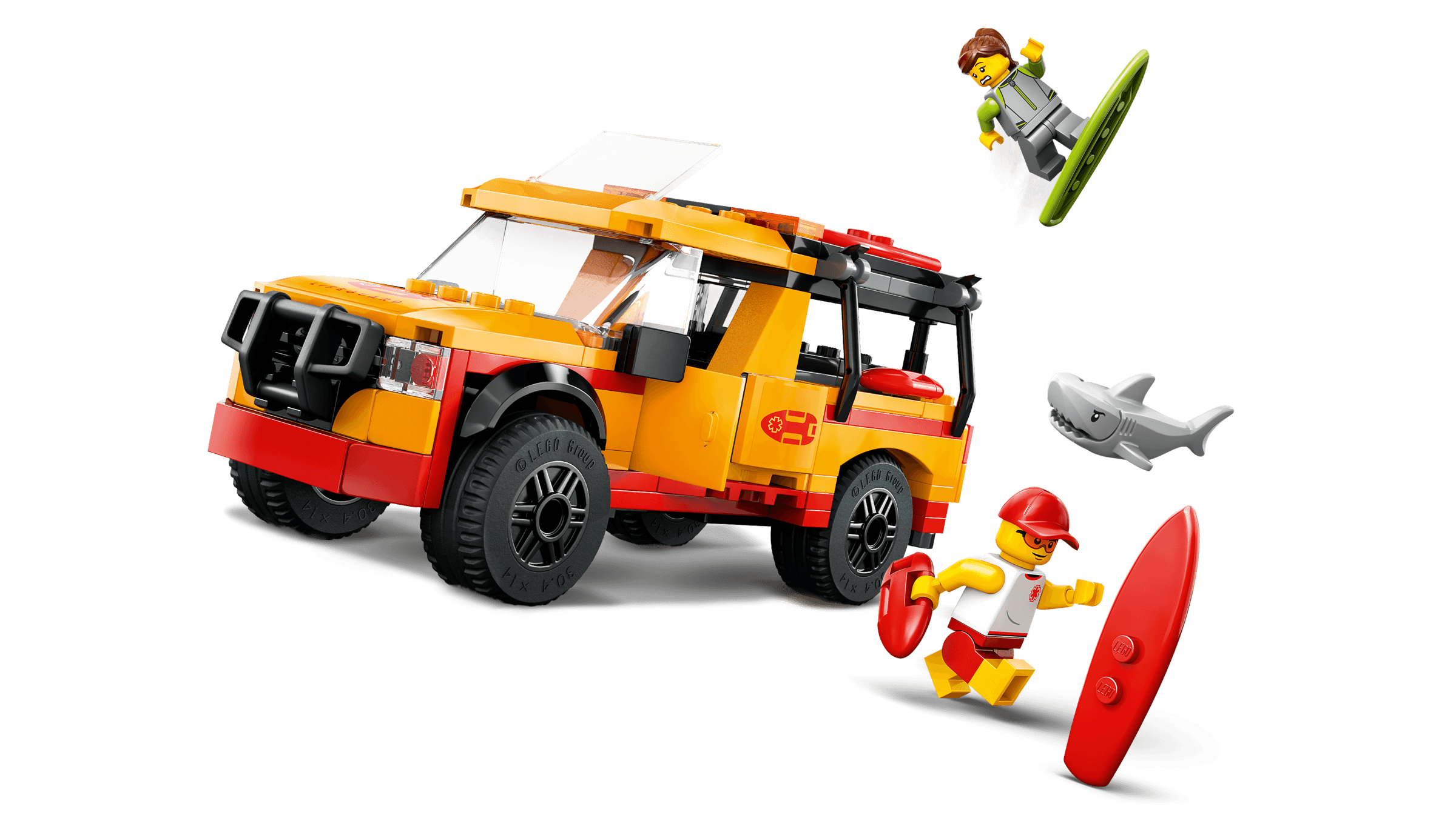 60453 Lifeguard Beach Rescue Truck V29