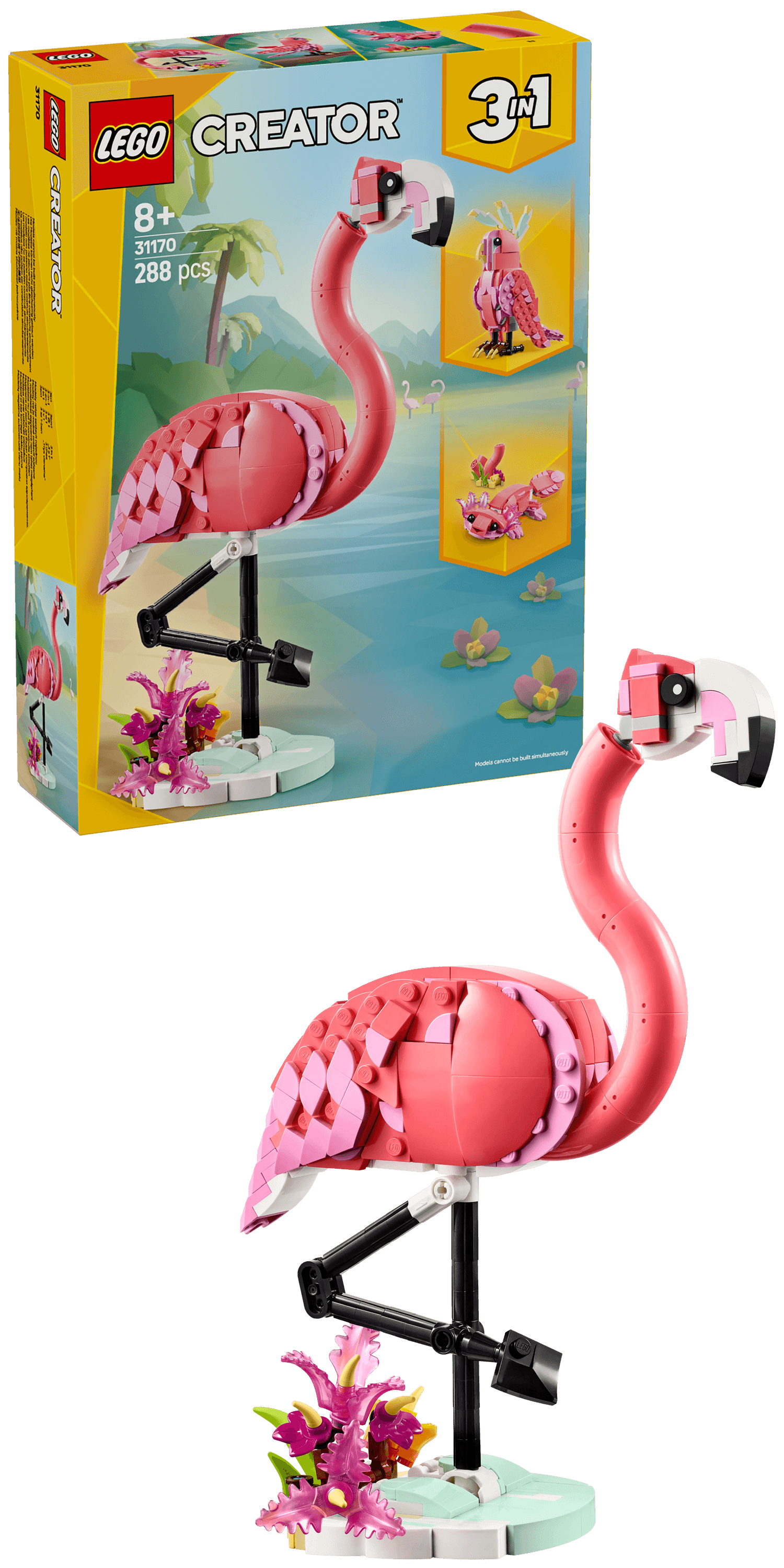 31170 Wild Animals: Pink Flamingo V29