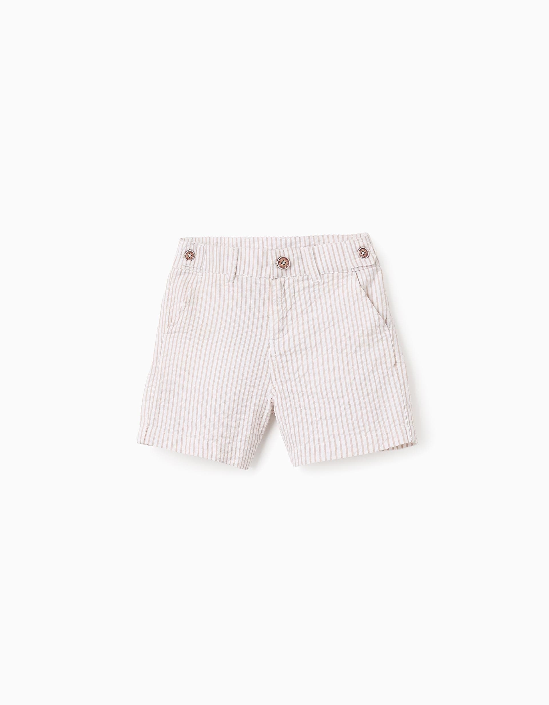 31072850001008 - SHORTS SEERSUCKER, BEIGE, 9/12M