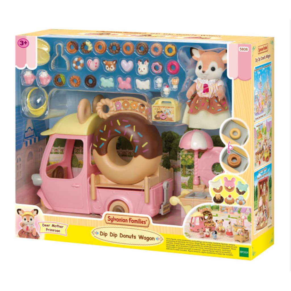 5808 SYLVANIAN FAMILIES DIP DIP DONUTS WAGON