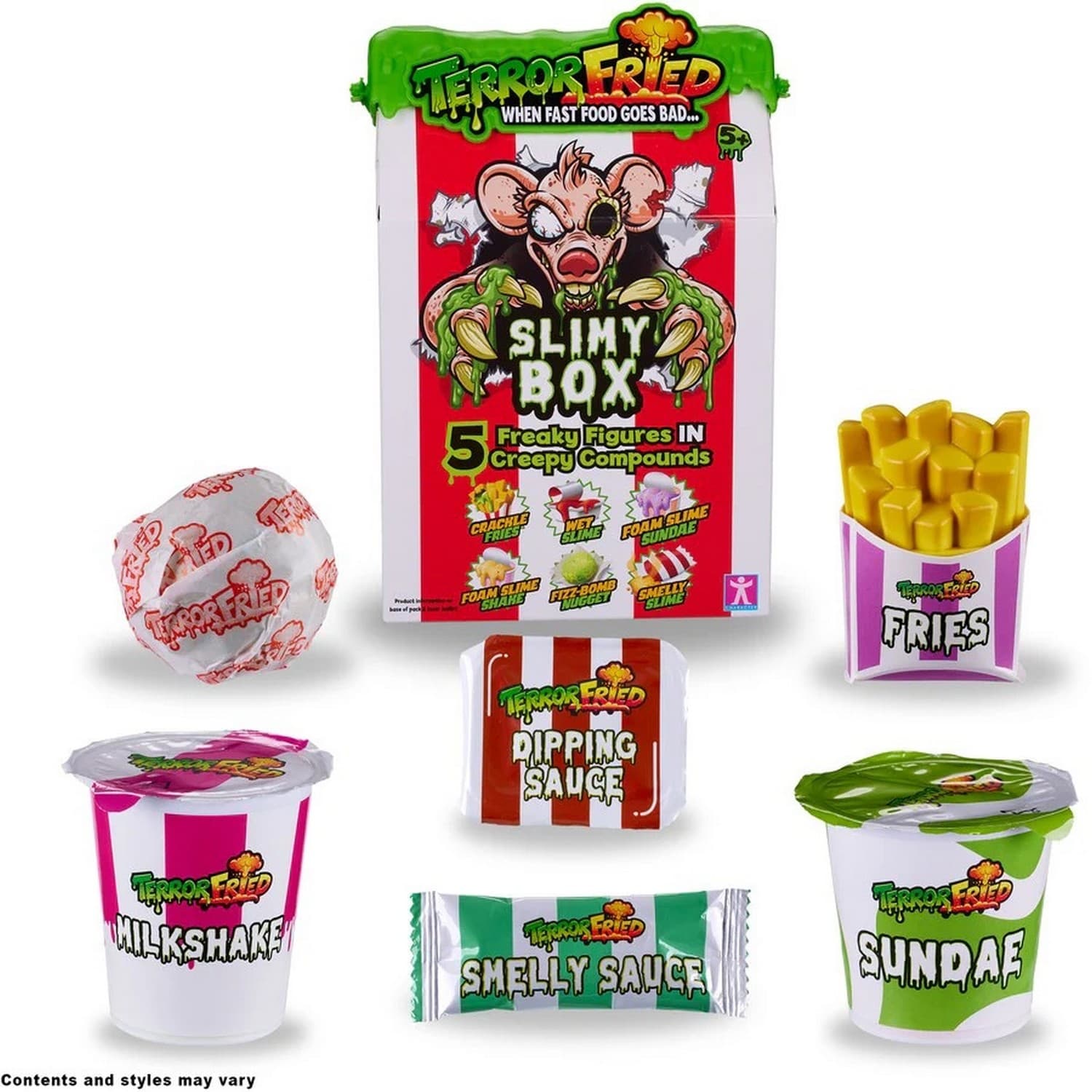 08094 TERROR FRIED SLIMY BOX 5 FIGURES