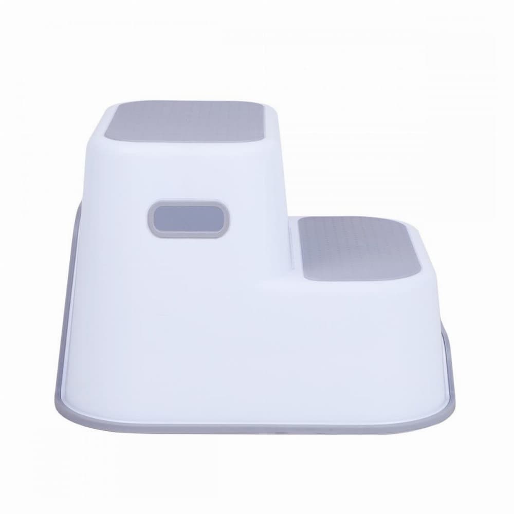 2033-25 double step stool, grey