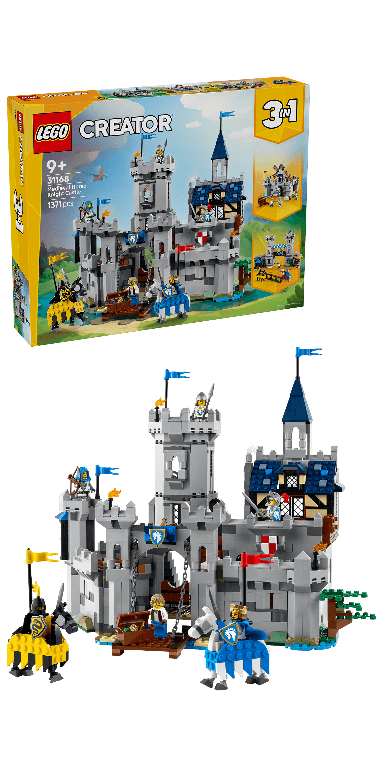 31168 Medieval Horse Knight Castle V29
