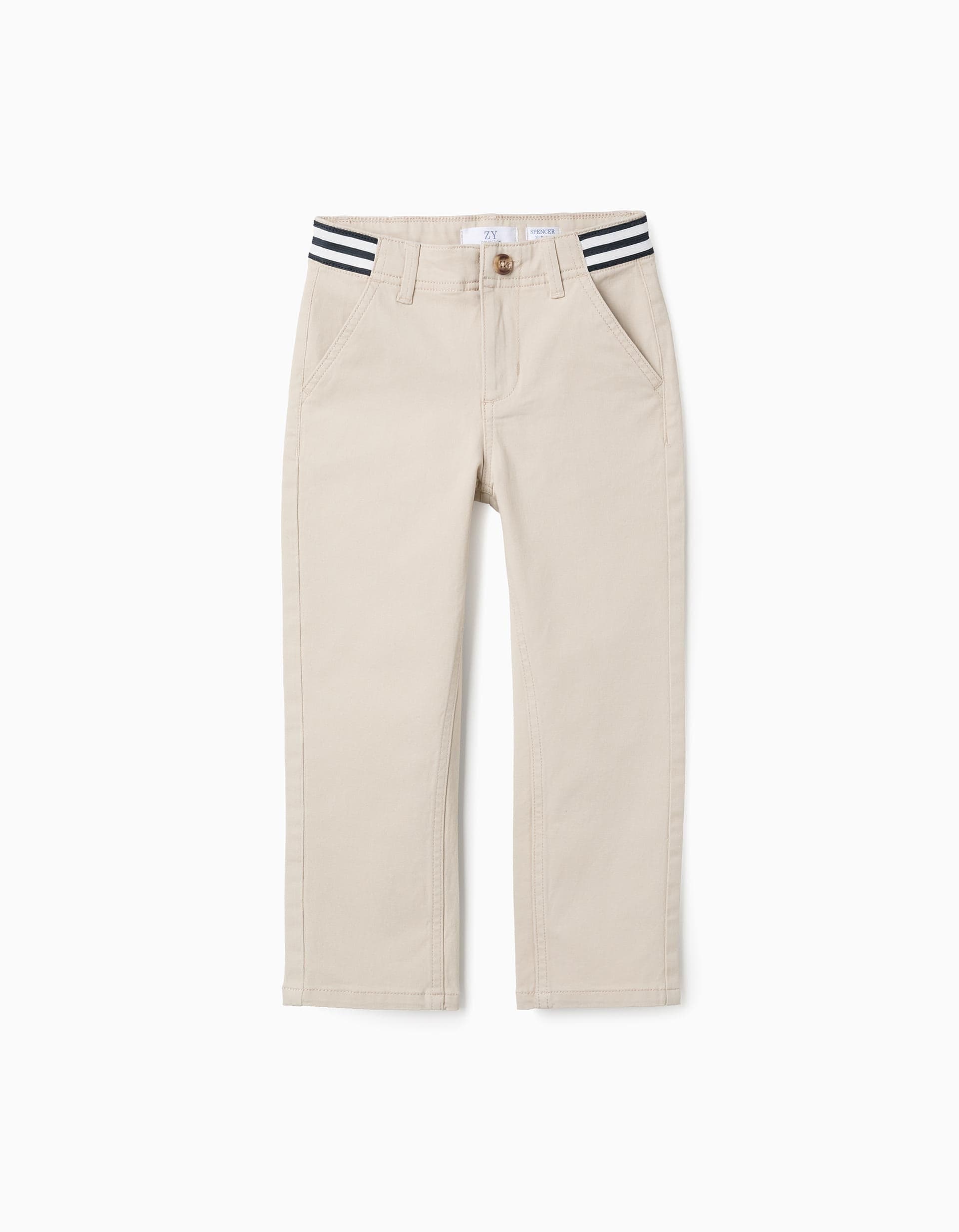 31076355021033 - PANTS CHINO TWILL, LIGHT BEIGE, 9/10