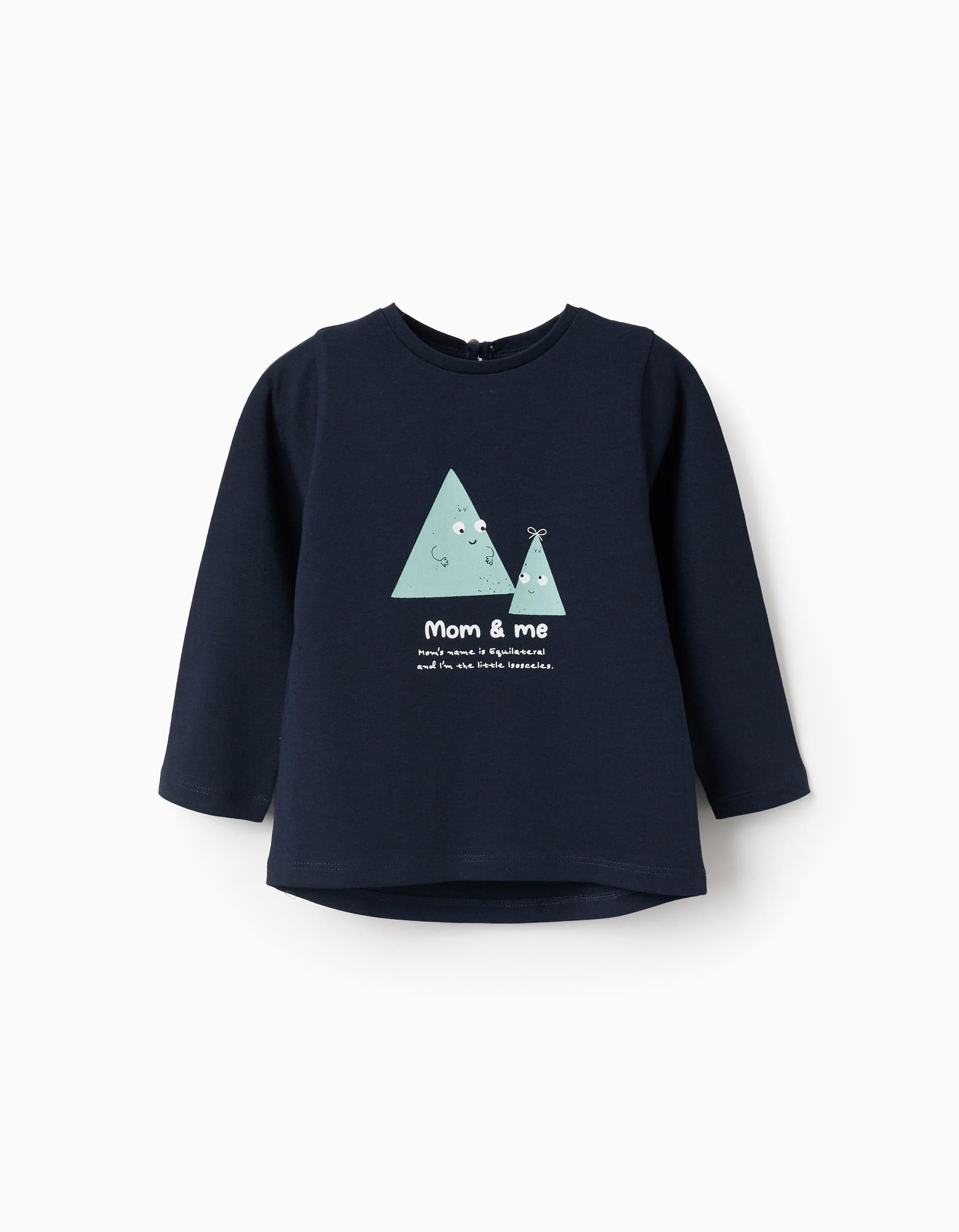 31074242006009 - LS TSHIRT JERSEY, DARK BLUE, 12/18M
