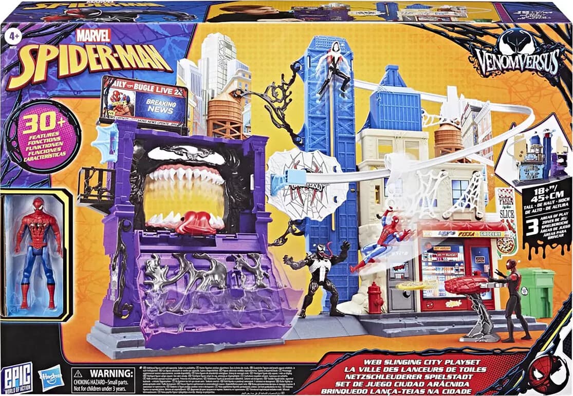 G07375L00 SPD 4IN VENOMVERSUS WEB CITY SHOWDOWN