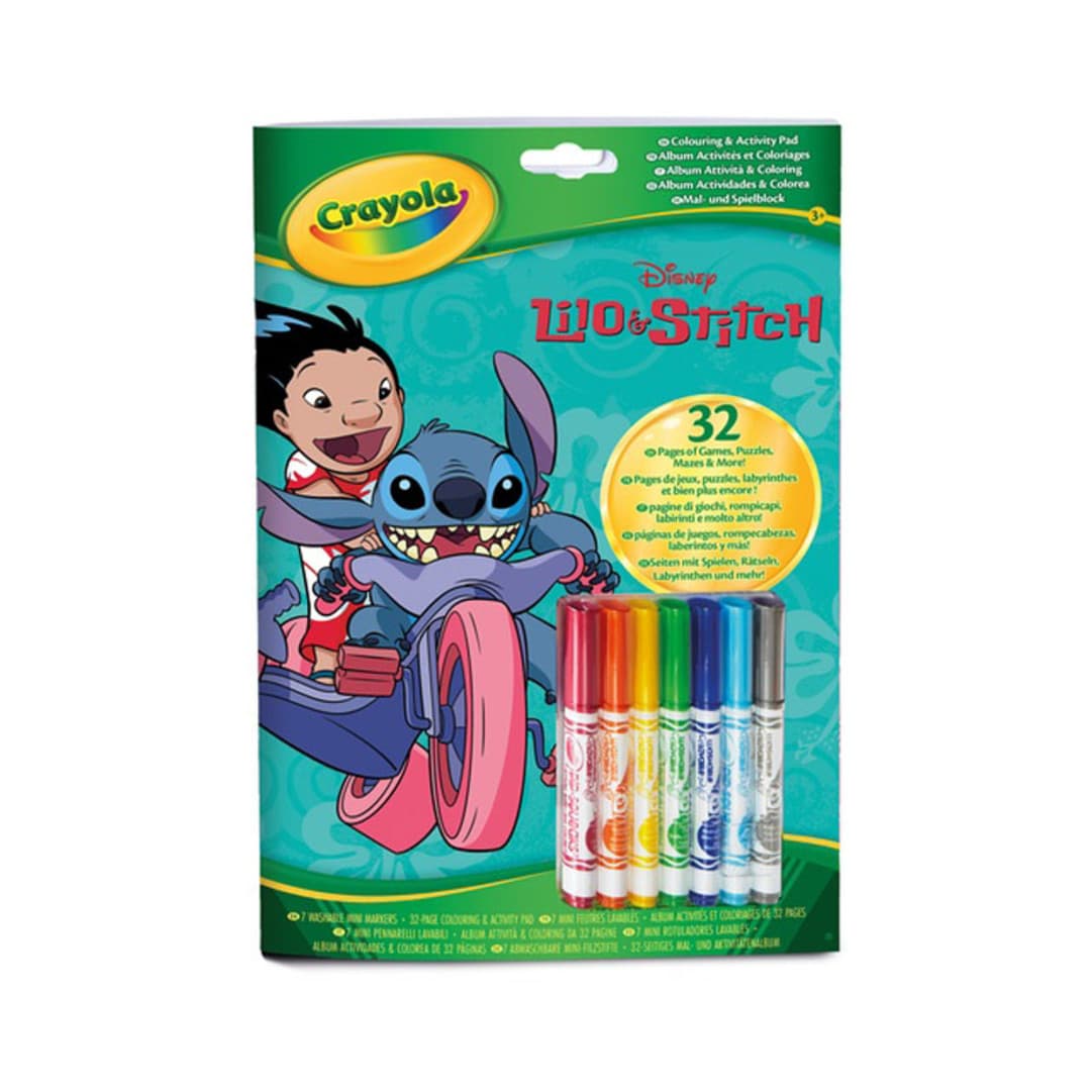 04-0865G COLOR & ACTIVITY PAD, DISNEY LILO & STITCH