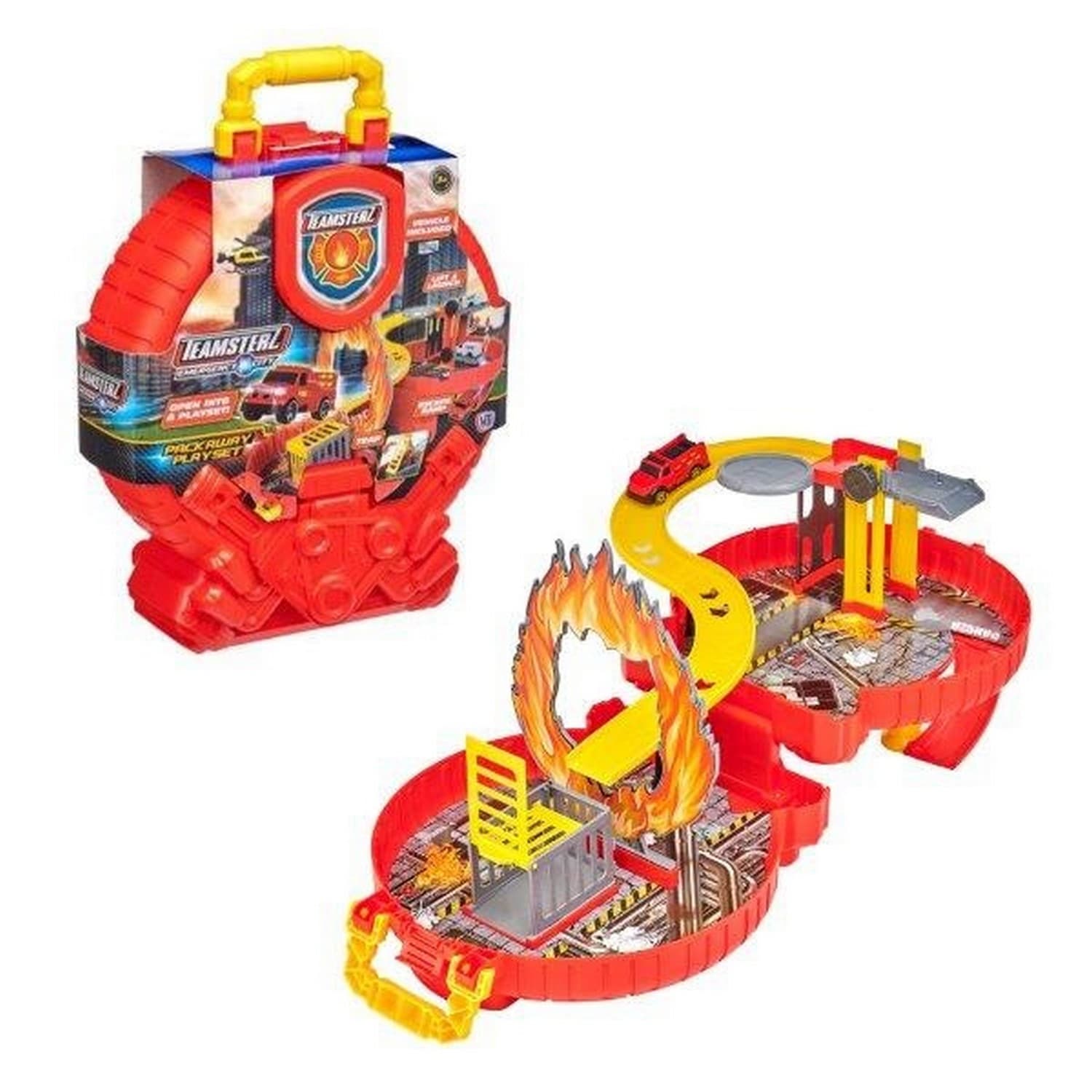 HL1415003 TEAMSTERZ EMERGENCY CITY WHEEL PLAYSET
