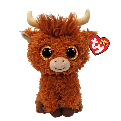TY 37372 BOOS ALFIE, 15 cm - brown highland cow (3)