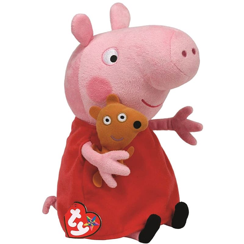 TY 96230 Beanie Babies Lic PEPPA PIG, 28 cm - Peppa (1)