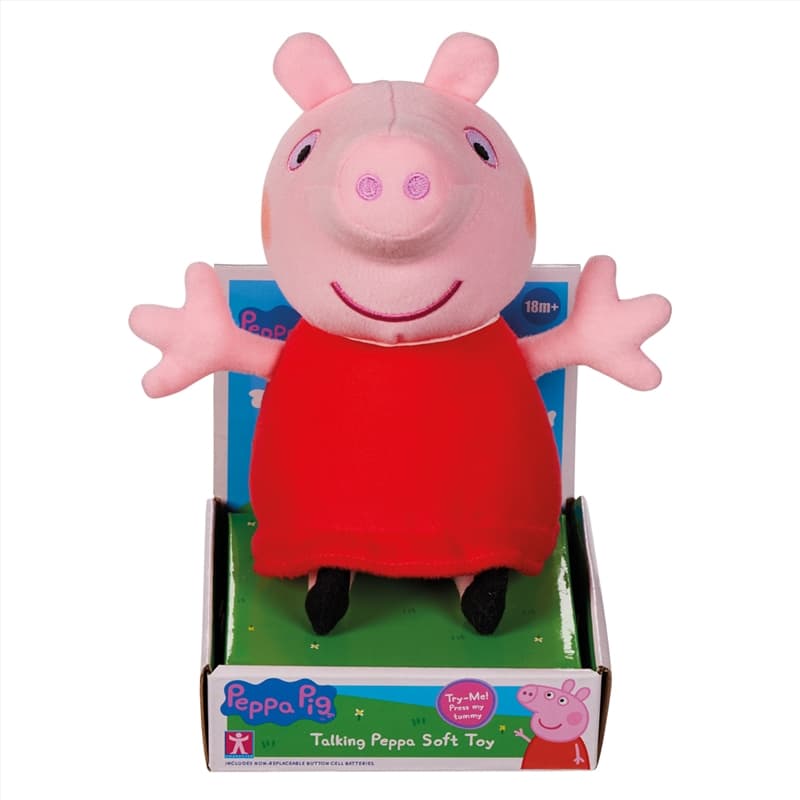 TO8112 PEPPA PIG TALKING SOFT TOY