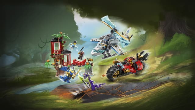71857 Ninja Vehicle Tree House Bat.. V29