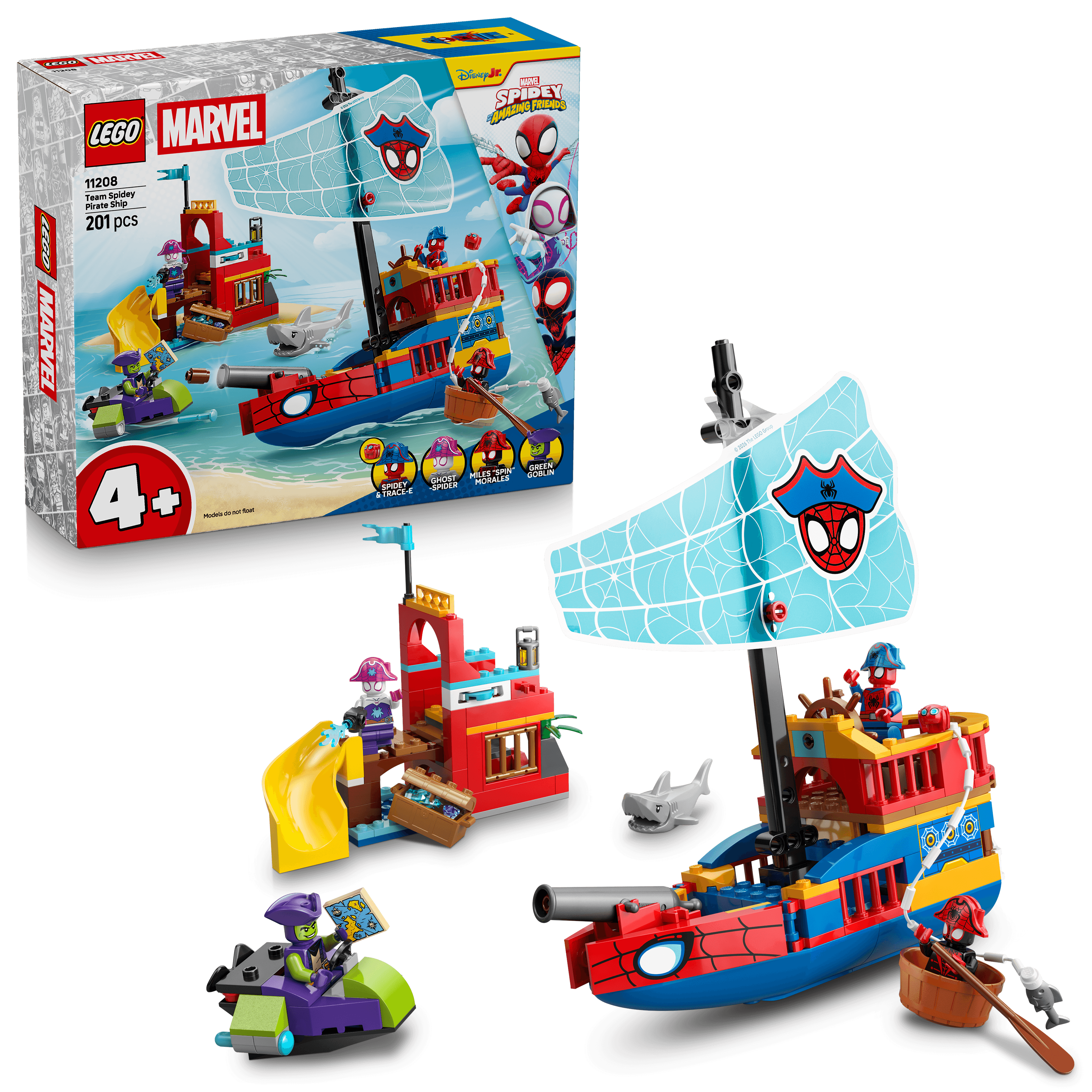 11208 Team Spidey Pirate Ship V29