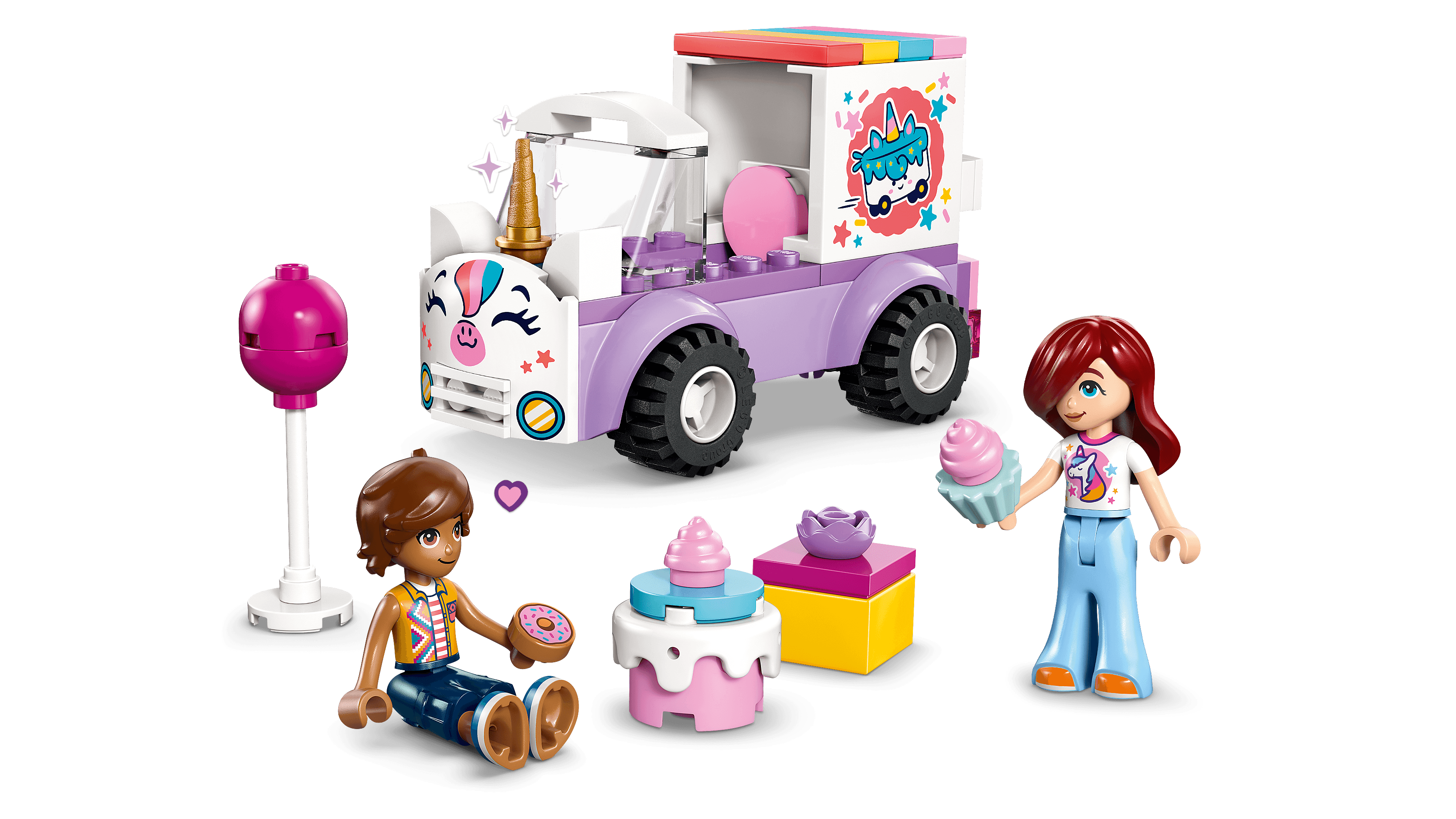 42675 Unicorn Cake Delivery Car V29