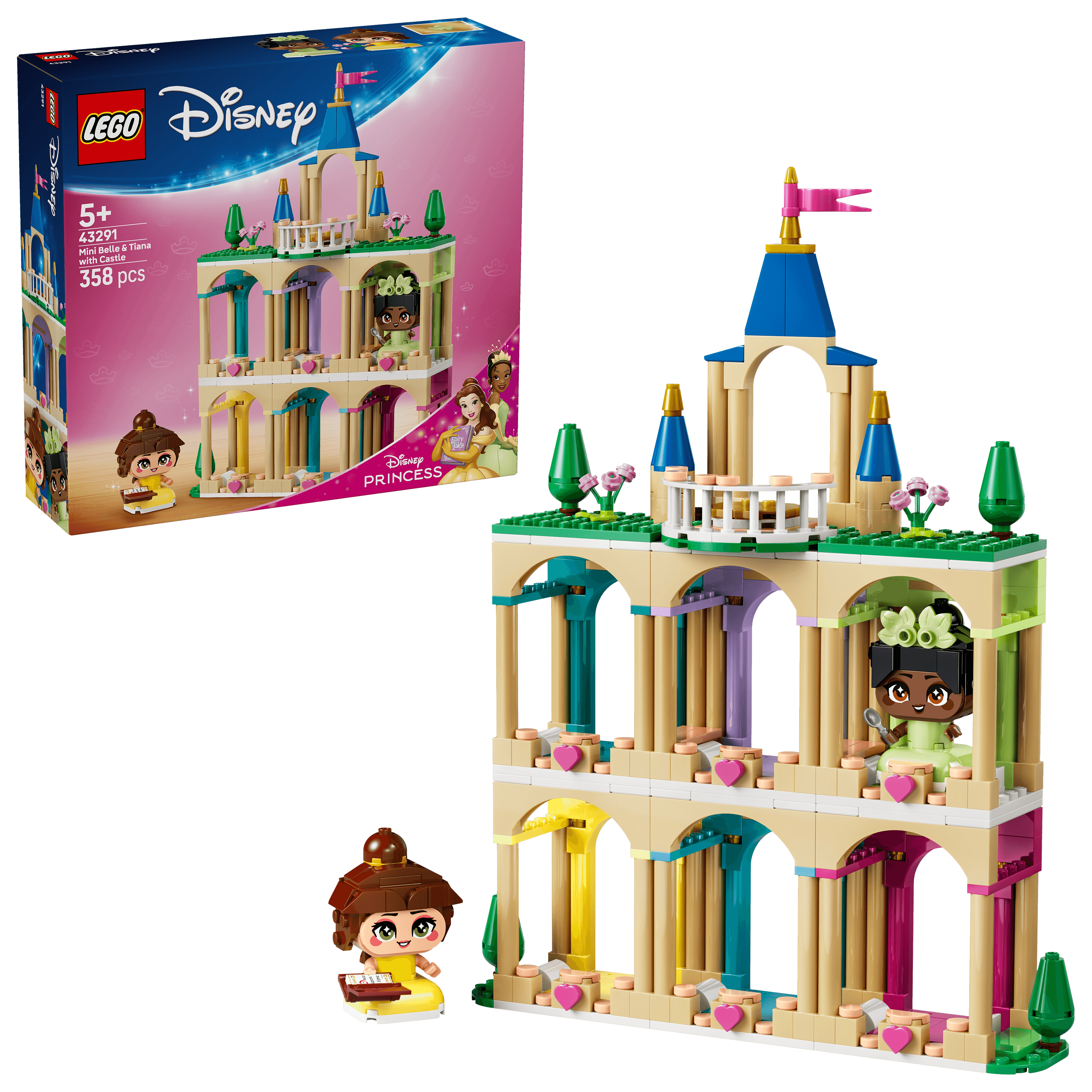 43291 Mini Belle & Tiana with Castle
