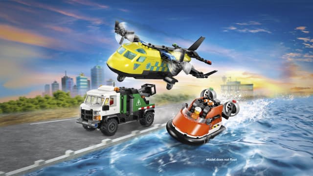 60505 Airplane, Service Truck & Hovercraft Remix