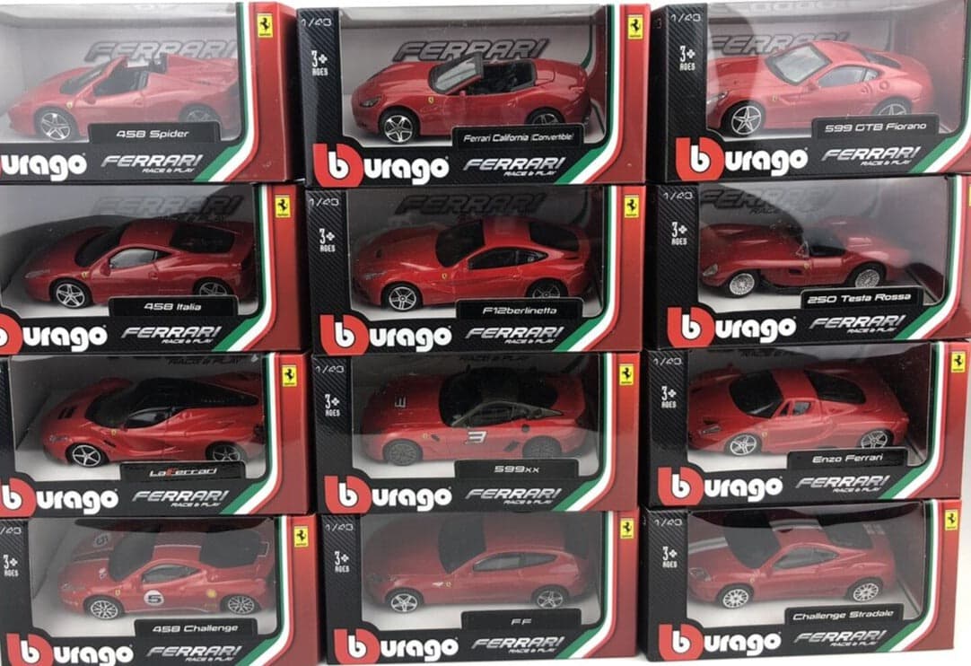 BU38380 BURAGO 1:43 RACE Collection Hard Case ASST