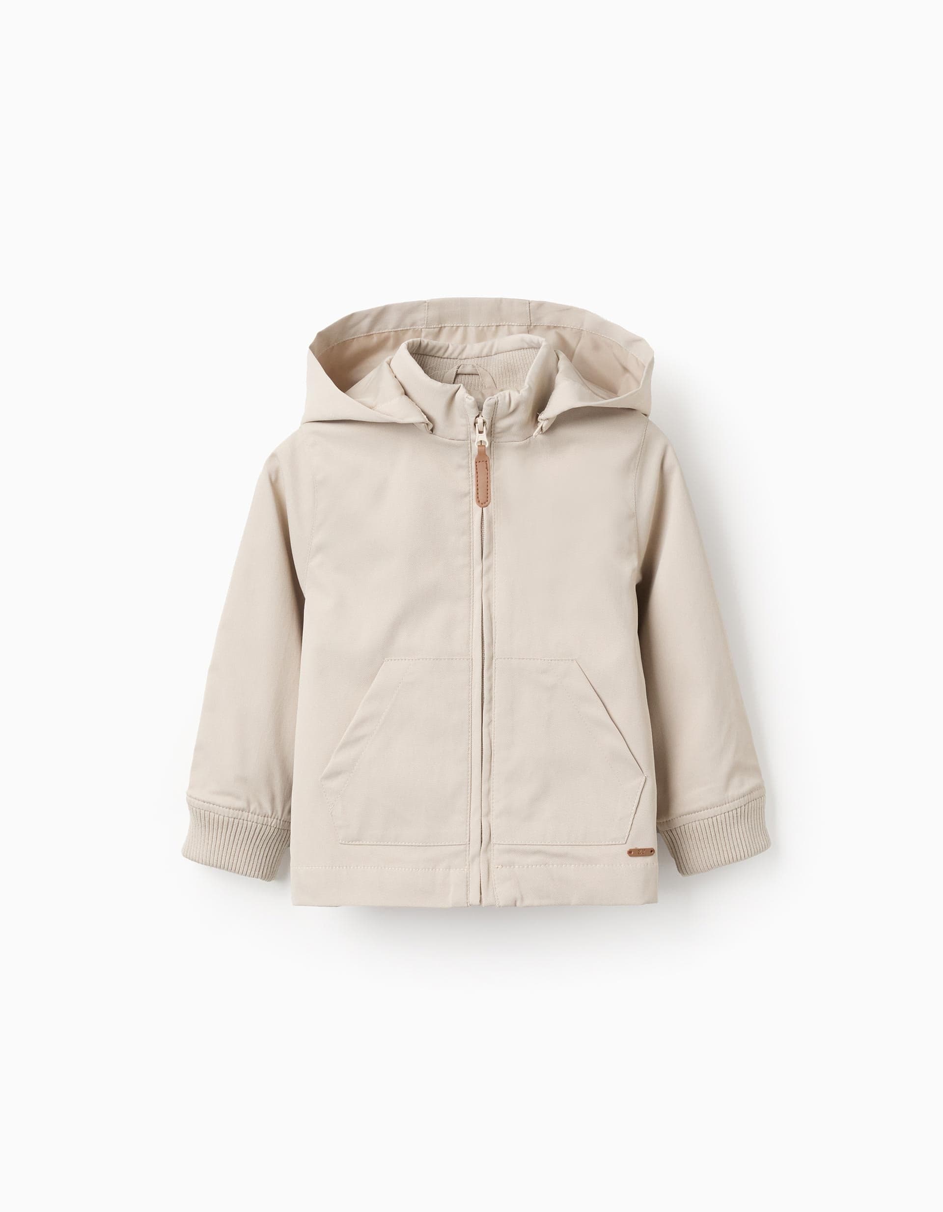 31077132021011 - JACKET NYLON, LIGHT BEIGE, 18/24M
